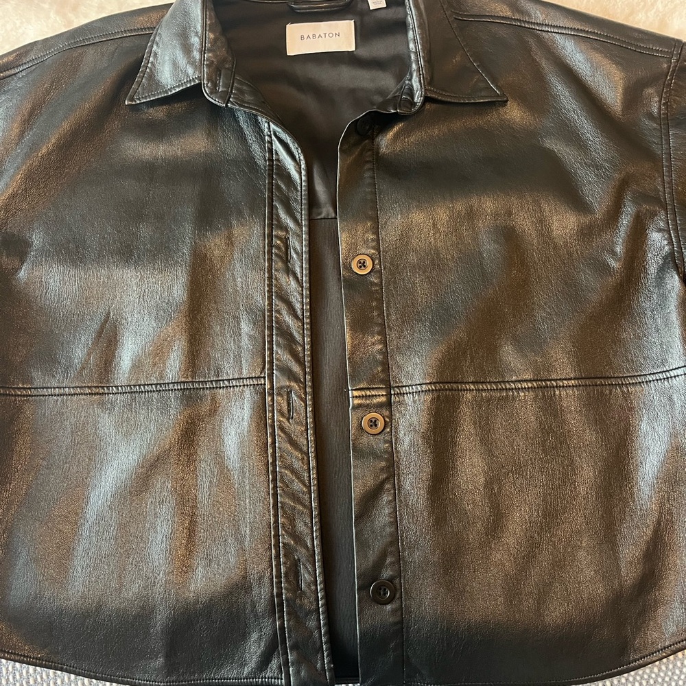 Aritzia Babaton Pelli Hip Shirt Jacket - Picture 3 of 6